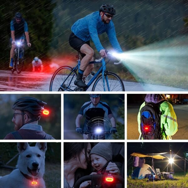 Strong Light Flashlight Bicycle Light Riding Equipment