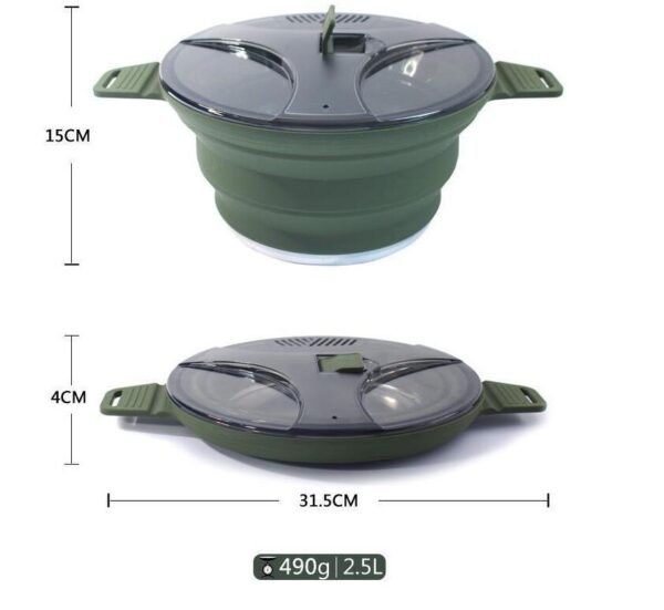 Outdoor Portable Travel Collapsible Pot Picnic Supplies