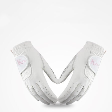1Pair Women's Golf Gloves Microfiber Soft Fit Sport Grip Durable Gloves Anti-skid Breathable Sports Gloves