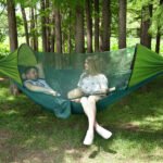 Automatic Quick-opening Mosquito Net Hammock Outdoor Double Camping Hammock