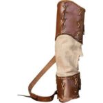 Warrior Hand Woven PU Skin Spliced Quiver