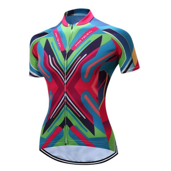 Women's short sleeve cycling jersey