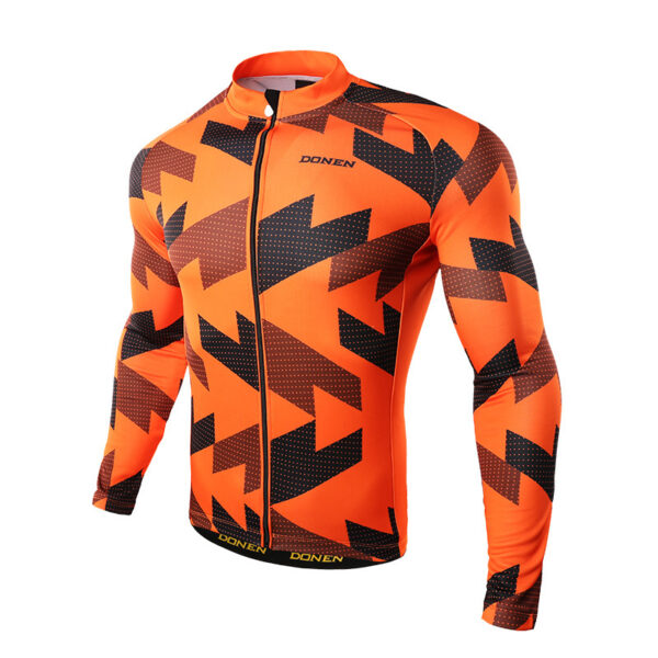 Long-sleeved autumn and winter men's bicycle top