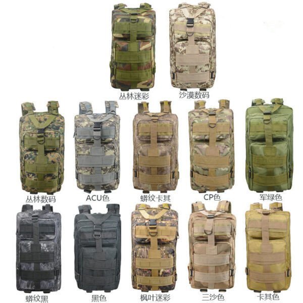Camouflage Backpack Outdoor Sports Upgraded 3P Bag Camouflage Backpack Tactical Backpack Outdoor Camping Travel