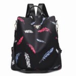 Oxford Cloth Backpack Nylon Cloth Waterproof Leisure Backpack Student School Bag