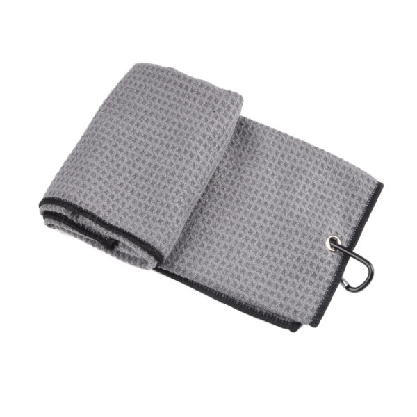 Towel Waffle Three-Fold  Hook Towel Sweat-Absorbent And Quick-Drying 41X54 Sports Towel