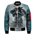 European And American Code Cross-Border Men's 3D Digital Color Printing Flight Jacket, Motorcycle Flight Suit One Drop Delivery