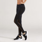 Autumn Yoga Pants Women Outdoor Running Ladies Sports Tights Sexy Mesh Stitching Stovepipe Hip Pants