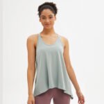 Cross-Border Hot Style Solid Color Loose Sleeveless Blouse, Wicking, Quick-Drying, Breathable Yoga Wear Sports Vest Women