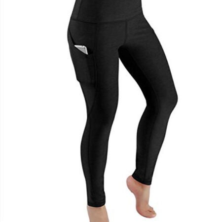 Spring New Women's High Waist Tight-fitting Side Pocket Yoga Sports Fitness Pants