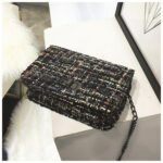 Chain Small Bag Women'S New Versatile Korean Woollen Cloth Ulzzang Messenger Bag Mini Square Bag