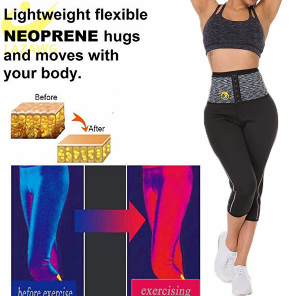 Compression Waist Sweat Pants Fitness Yoga Pants