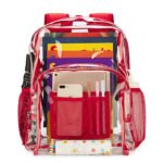 Student Universal Waterproof Schoolbag Backpack Transparent Large Capacity