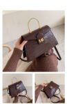 Autumn And Winter New Trendy Fashion Wild One-shoulder Portable Messenger Small Square Bag