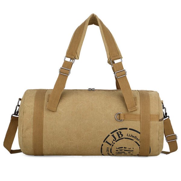 Canvas Large-Capacity Male And Female Students Portable Travel Shoulder Bag Luggage Bag Short-Distance Travel Bag Sports Gym Bag