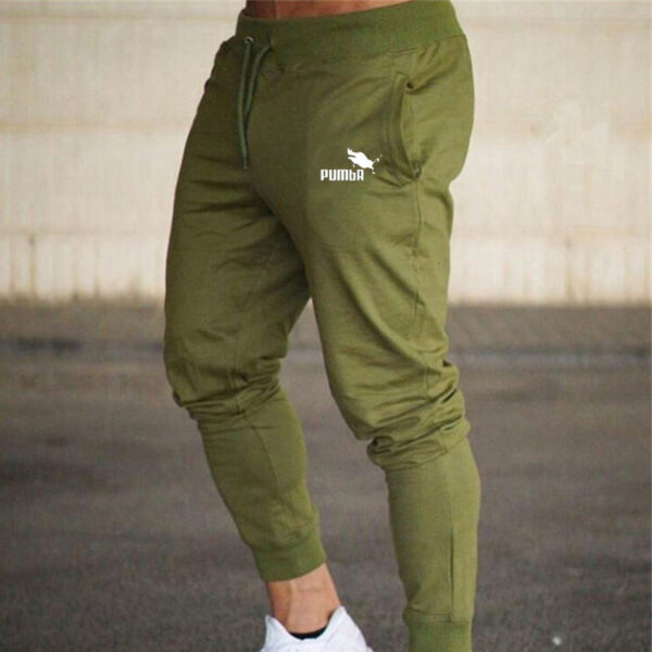 Sport European and American fitness printed casual trousers