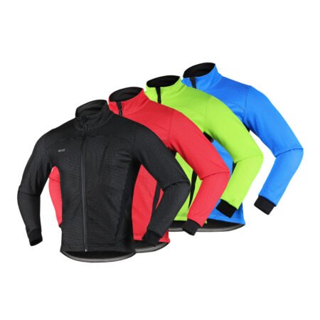 Arsuxeo fleece outdoor sports jacket cycling jersey