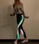 Fitness Yoga Pants Laser Printed Slimming Sports Leggings