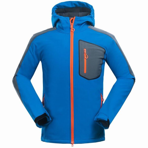 New Men's Outdoor Mountaineering And Leisure Sports Clothing Complex Soft Shell Jacket Jacket Jacket Jacket
