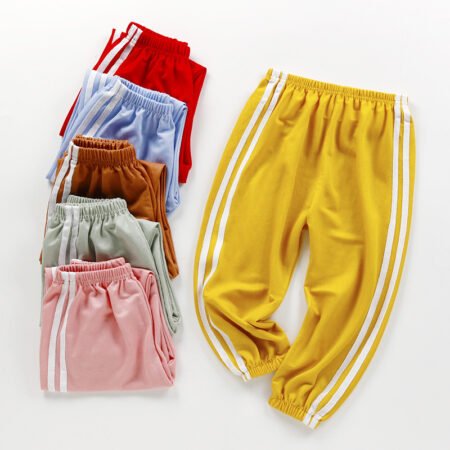 Children's thin sports casual pants