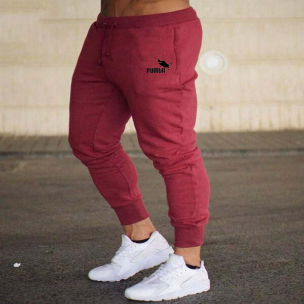 Sport European and American fitness printed casual trousers