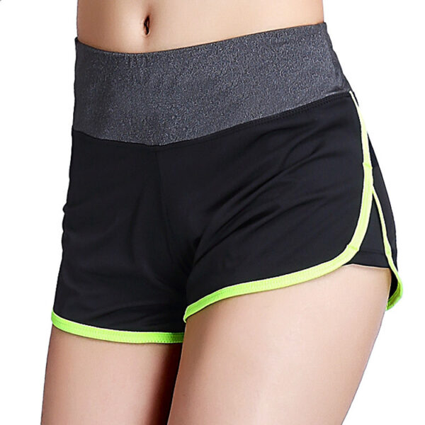 Fake two-piece sports fitness shorts