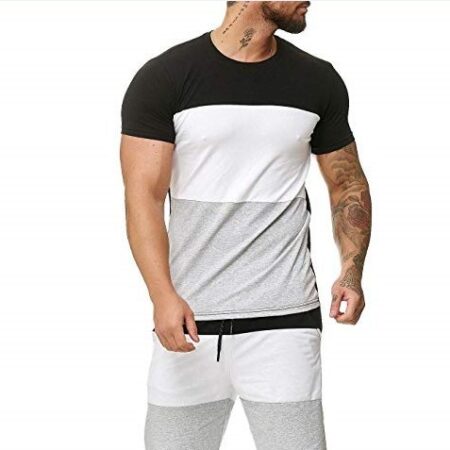 Outdoor Sports and Leisure Color Matching T Sleeve Men