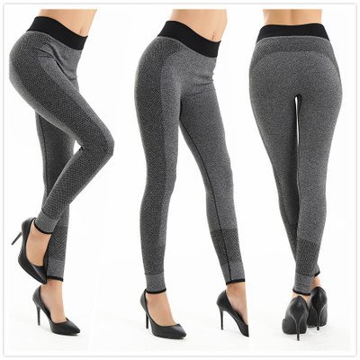 Cross border, European and American sports Yoga Pants outdoor fitness running speed dry tight nine points to beat underpants wholesale