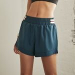 Female fitness yoga shorts