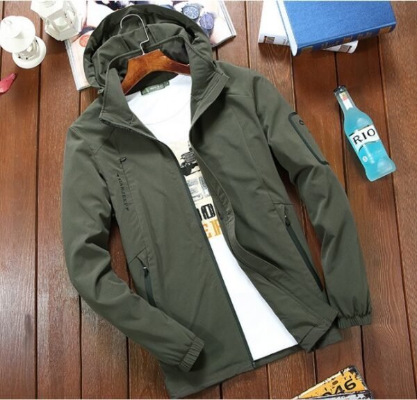 NIAN JEEPshield new spring jacket Jacket Mens multi bag waterproof outdoor dry coat