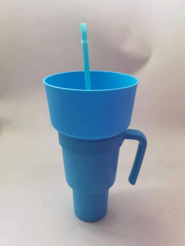 Snack With Handle Straw Cup Kitchen Gadgets