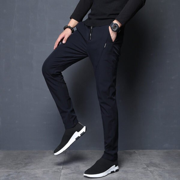 Autumn And Winter No Magnet Iron Iron Velvet Thick Sports And Leisure Trousers