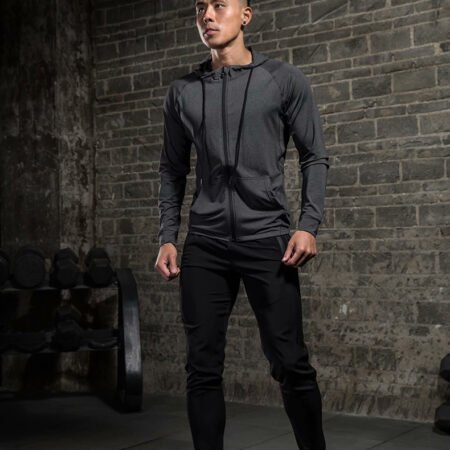 Men's Long-sleeved Stretch Tight Fitness Training Suit