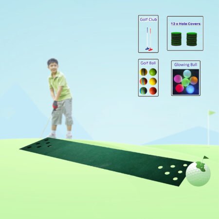 Golf Putting 12 Hole Green Practice Device