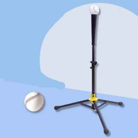 Baseball Trainer Portable Softball Practice Tripod T Stand Portable Holder Clubs