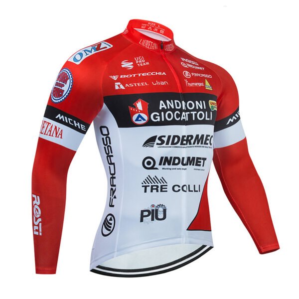 Long-sleeved Cycling Jersey Suit Autumn And Winter Fleece Top