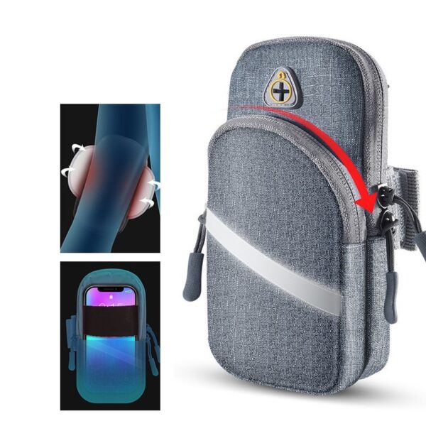 Running mobile phone arm bag