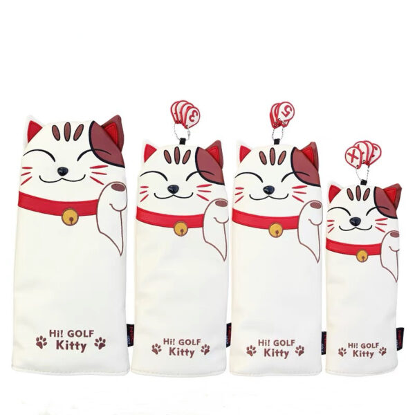 Lucky Cat Golf Wood Club Head Cover