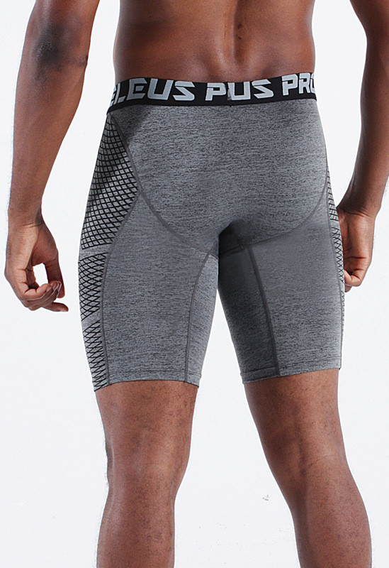 Sports Shorts Running Cycling Basketball Breathable Summer Slimming Stretch Casual Printing Quick-drying Men's Skin-tight Shorts