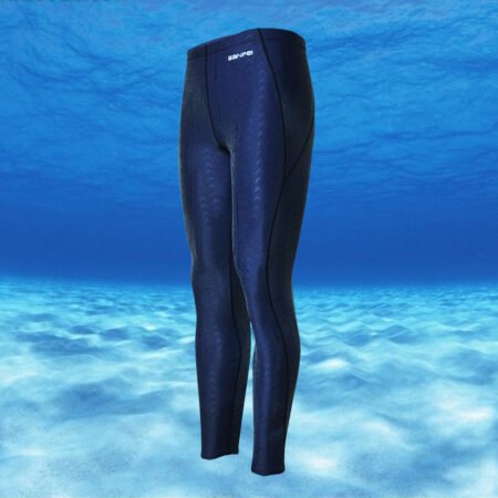 Sunproof Shark Skin Long Legs Competition Men's Swimming Trunks